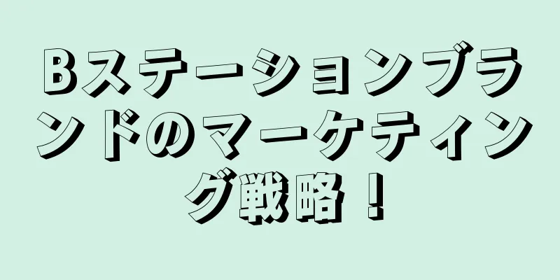 Bステーションブランドのマーケティング戦略！