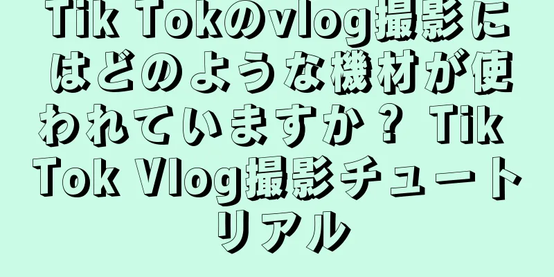 Tik Tokのvlog撮影にはどのような機材が使われていますか？ Tik Tok Vlog撮影チュートリアル