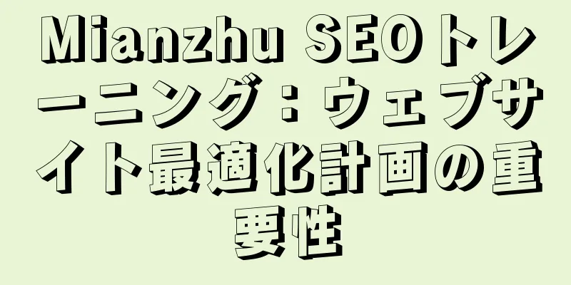 Mianzhu SEOトレーニング：ウェブサイト最適化計画の重要性